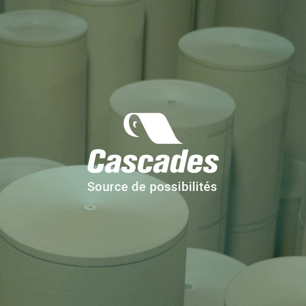 Cascades x Macadam for fibre-based materials
